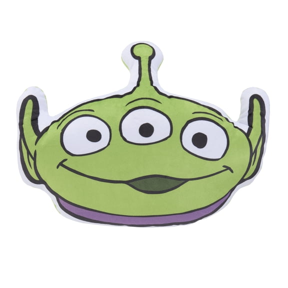 Disney Toy Story Alien Character Shaped Pillow, Green, Toddler Pillow