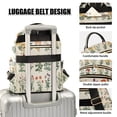 thumbnail image 3 of FORMRS Mini Backpack Purse for Women Travel Daypack Casual Shoulder Bag, Red Floral, 3 of 7
