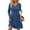 89#Blue, variant on Long Sleeve Dress Fall Dresses 2025 V Neck Empire Waist Baby Doll Dresses Women Casual Dress Wine 3XL