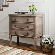 ClickDecor Thomas 3 Drawer Chest Gray