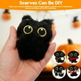 thumbnail image 4 of 5 PCS Black Cat Bag Charm Cute Cat Plush Keychain Black Cat Gifts for Handbags Backpacks Purse Keychain Accessories Charm Cat Lover Gifts, 4 of 14