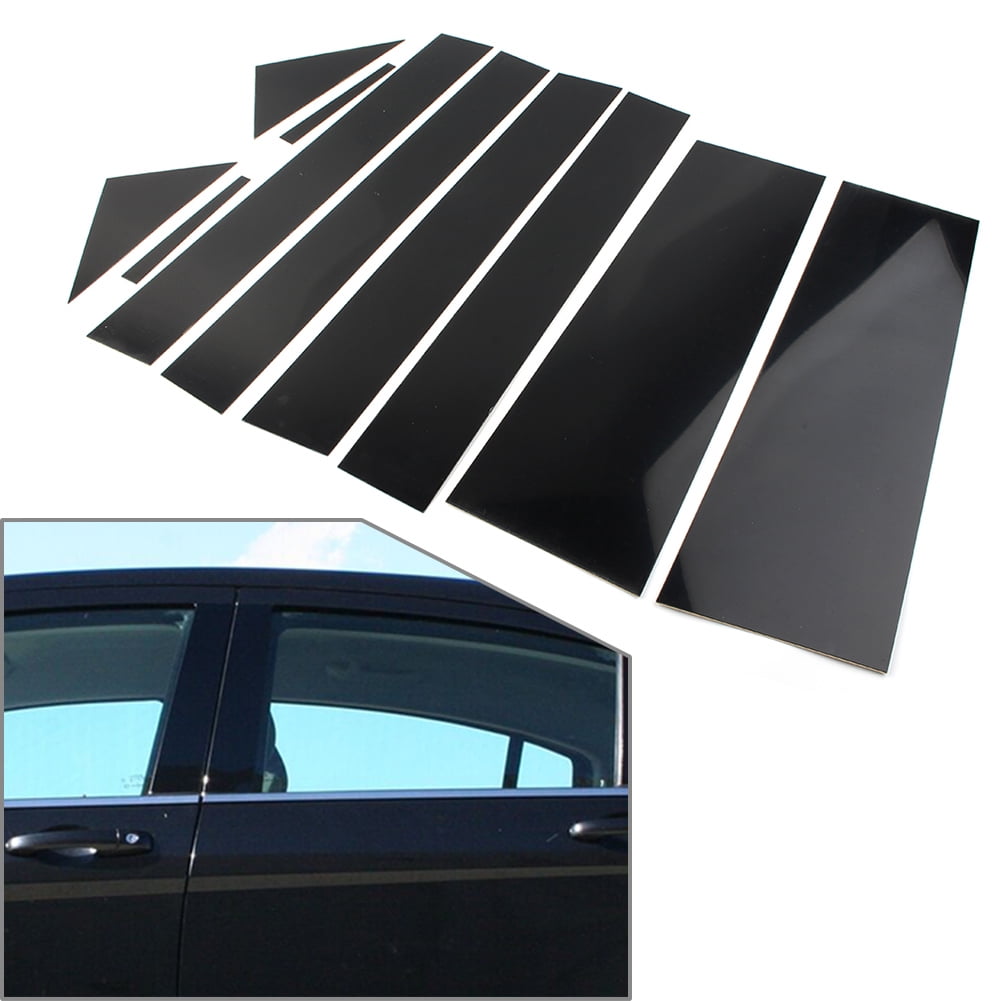 BFY Car Door Pillar Posts Door Window Trim Panel Sticker For Chrysler