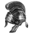 thumbnail image 4 of Cosplay Roman Helmet Warrior Gladiator Helmet Medieval Cosplay Costume Prop, 4 of 9