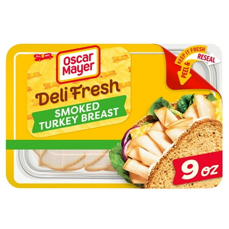 Oscar Mayer Deli Fresh Smoked Turkey Breast, 9 oz Pack