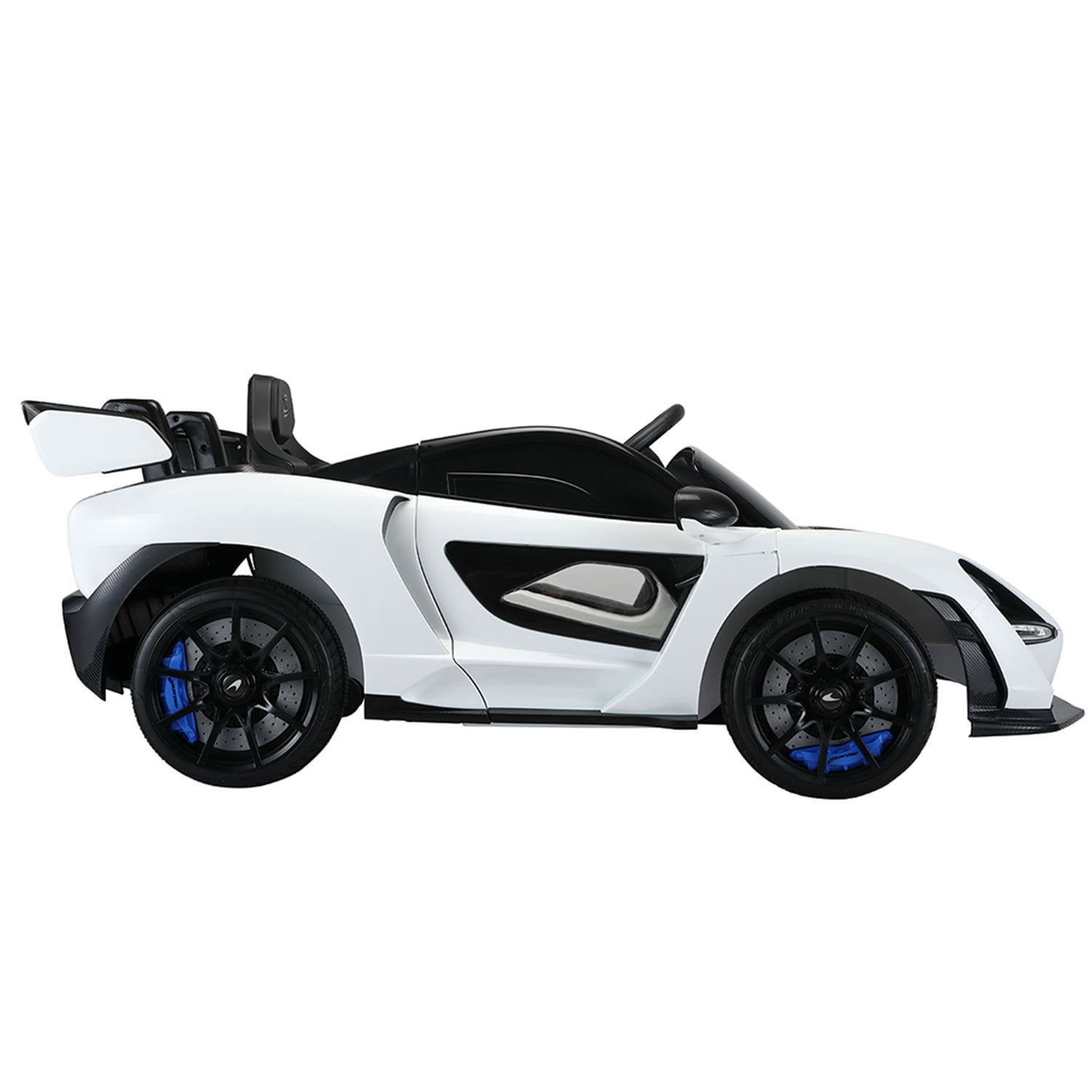 CIPACHO 12 V Kids Electric Ride On Cars, Licensed Mclaren Roadster Battery Powered Sports Car Toy with 2 Speeds, Parent Control, Sound System, White CIPACHO 12 V Kids Electric Ride On Cars, Licensed Mclaren Roadster Battery Powered Sports Car Toy with 2 Speeds, Parent Control, Sound System, White