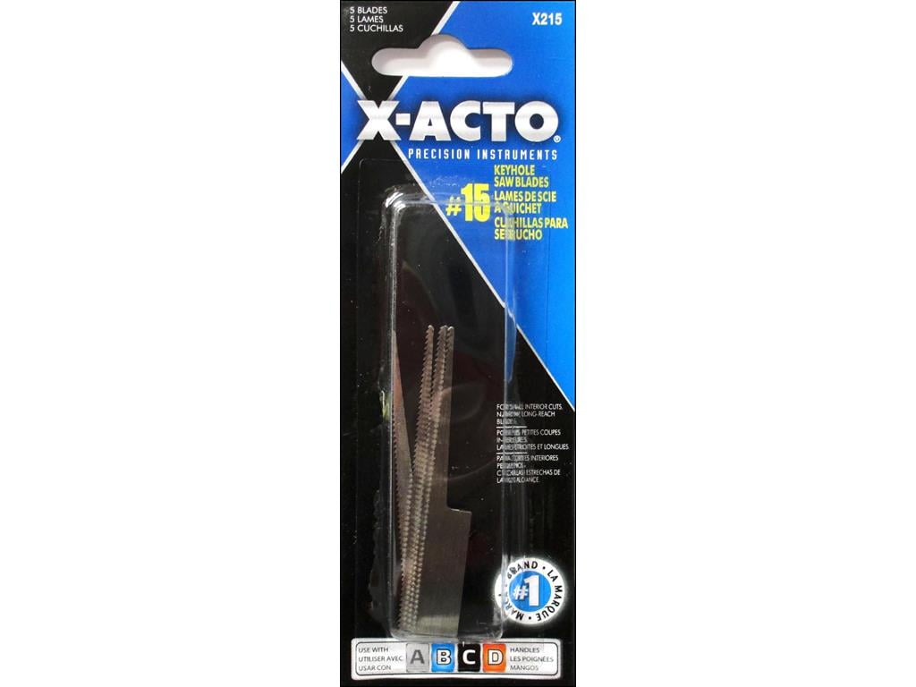 X-ACTO #15 Keyhole Saw Blades, 5 Pieces per Package - Walmart.com