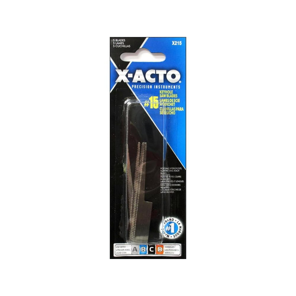 XACTO 15 Keyhole Saw Blades, 5 Pieces per Package