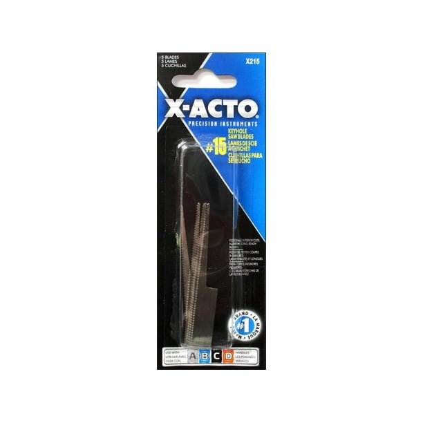 XACTO 15 Keyhole Saw Blades, 5 Pieces per Package