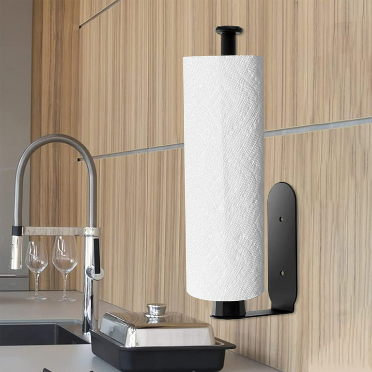 Fenyiti Kitchen Paper Towel Holder Under Cabinet with Damping