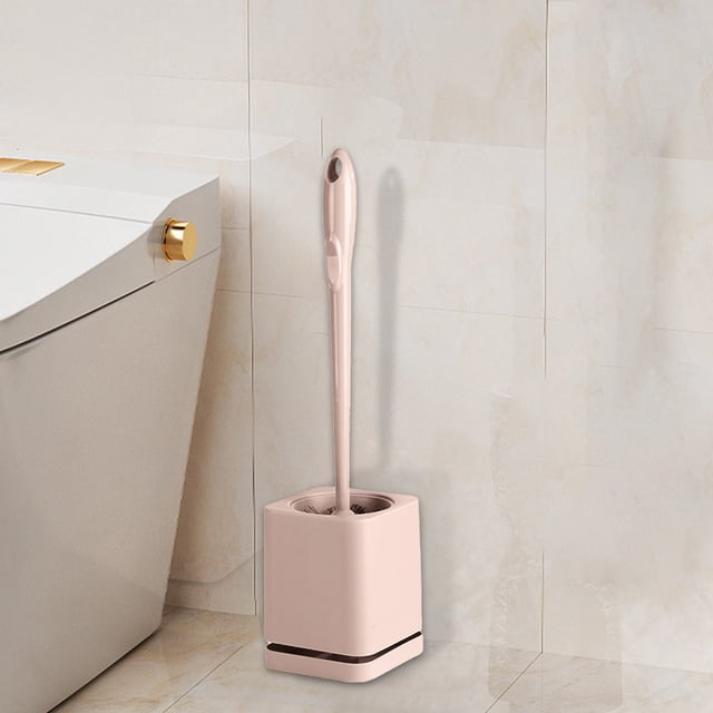 Xihbxyly Oferta Del Dia Cepillo de Baño de Plástico para El Hogar, Mango Largo, Cepillo de Baño, Perforador, Montaje En Pared, de Pie, con Base, Juego de Limpieza de Cepillo de Baño