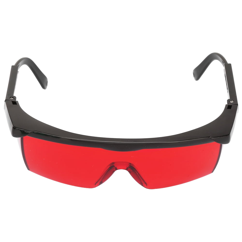 HDE Laser Eye Protection Safety Glasses for Red and UV Lasers with Case Blue 