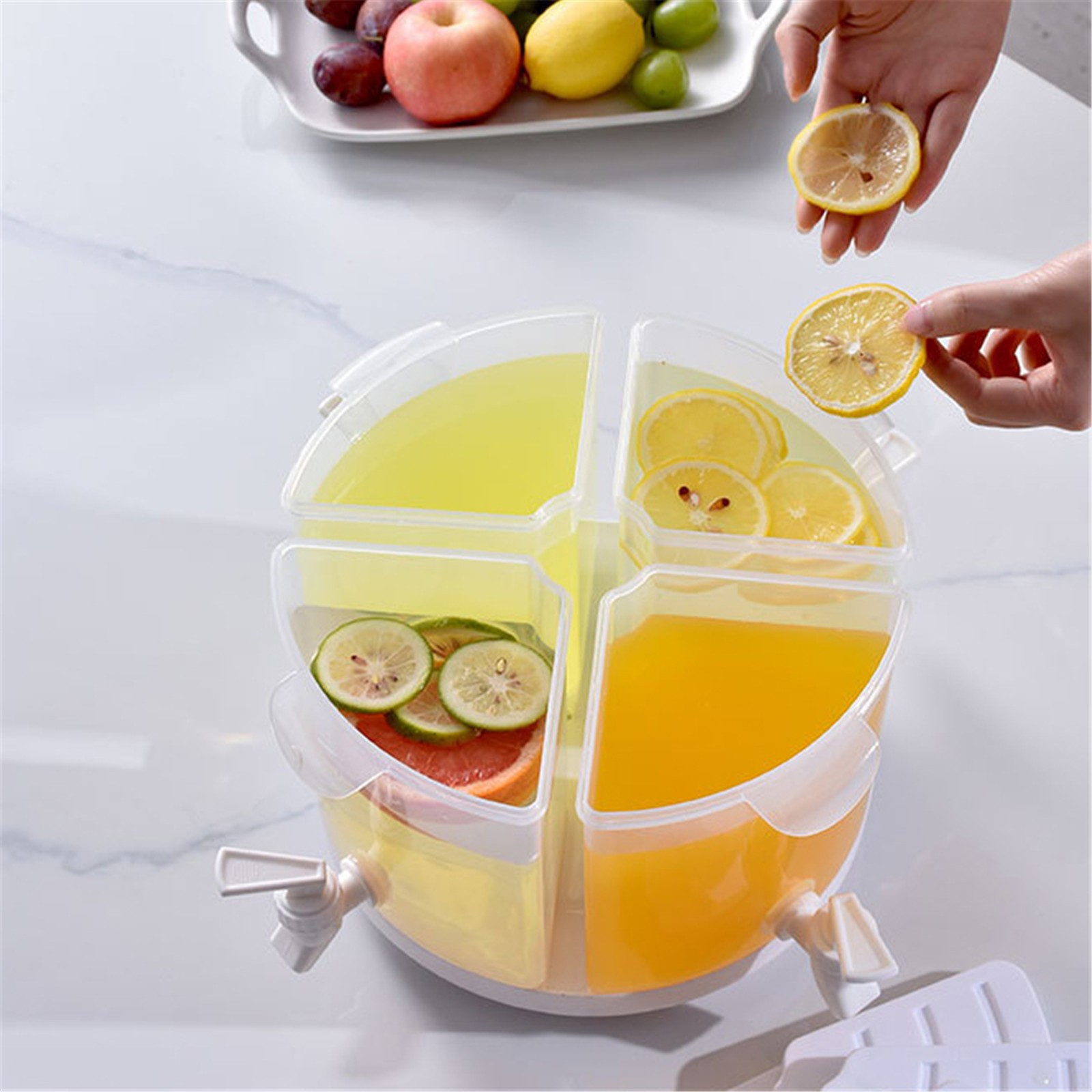 Kit De 4 Barres De Serrage Pour Réfrigérateur Réglables 40-70 Cm - Pour Fixer Aliments, Boîtes, Bouteilles - 2 Doubles Et 2 Simples