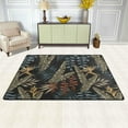 thumbnail image 2 of FREEAM Palm Tree Non Slip Area Rug for Living Dinning Room Bedroom Kitchen, 4' x 6'(48 x 72 Inch), Tropical Leaves Nursery Rug Floor Carpet Yoga Mat, 2 of 6
