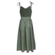 thumbnail image 4 of Vestido de moda liso sin espalda con cuello en V y cintura alta para mujer, poliéster spandex, estilo sexy y elegante, tallas S-XXXL, 4 of 6