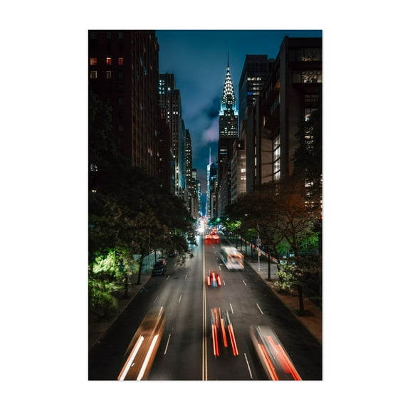 42nd Rush - Manhattan New York Photography Unframed Wall Art Print 5 x 7 inches