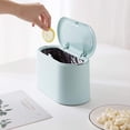 thumbnail image 5 of Mini comptoir poubelle presse cartouche couverture poubelle porte-maquillage vanité salle de bain cuisine voiture bureau bureau (bleu clair), 5 of 5