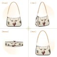 thumbnail image 7 of FORMRS Womens Shoulder Bag with Chain Strap Clutch Purse Cute Tote Handbag, Beige Cowboy Pattern, 7 of 7