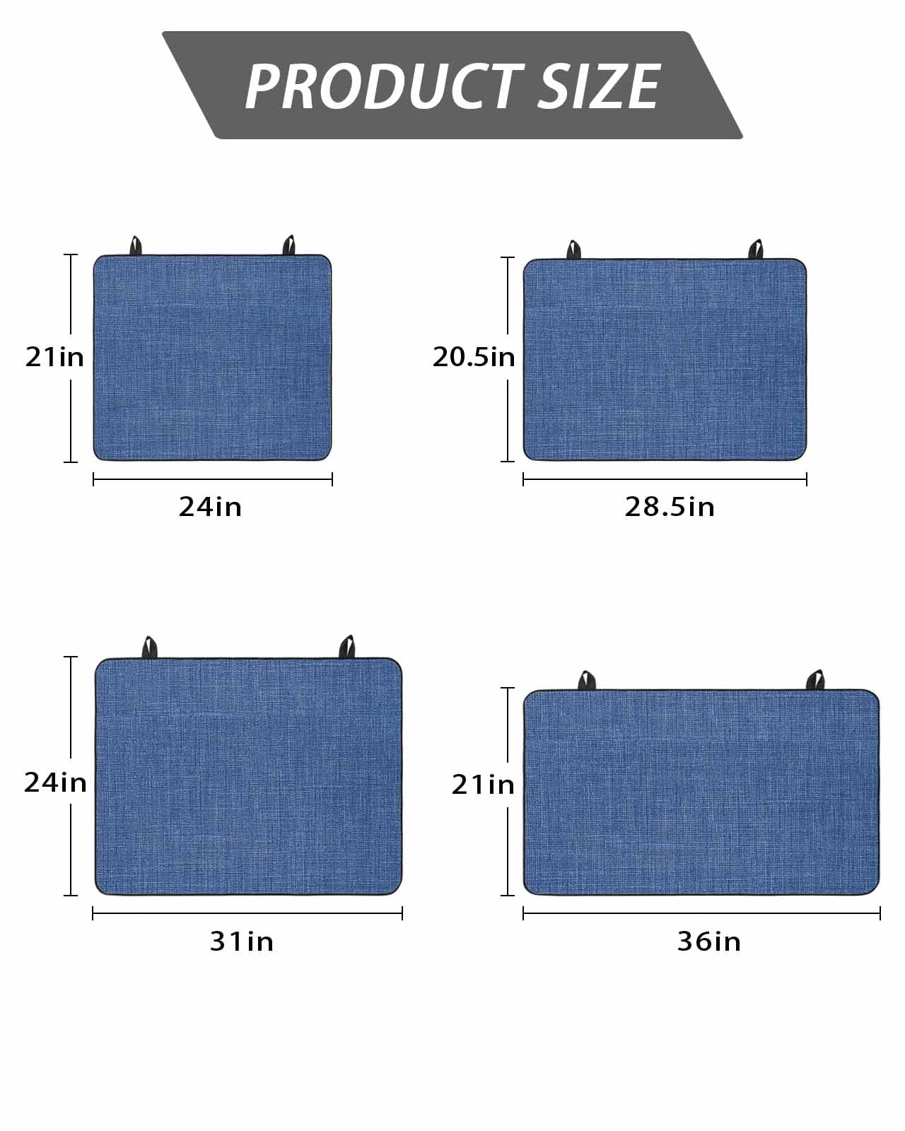 Stove Top Covers for Electric Stove, Navy Blue Glass Stovetop Cover Protector, Vintage Country Monochrome Farmhouse Induction Cooktop Protector Oven Mat for Kitchen Countertop 31"x24"