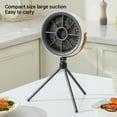 thumbnail image 3 of Campana extractora de escritorio Portátil, Potente Extractor de Cocina Con 3 Velocidadadas, Ajustable A 180 Grados, Funciona Con Pilas, Para Barbacoa, Acampar, Picnic, etc., 3 of 7