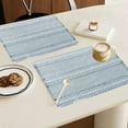 thumbnail image 6 of Linen Placemats with Tassel Heat Resistant Table Mats Insulated Tableware Place Settings for Dining Table Decor Kitchen Breakfast Dinner Napkin Set, 6 of 6