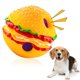 thumbnail image 1 of BEMS-1pc hamburguesa interactiva juguetes para perros bolas divertidas bolas sonrientes juguetes para mascotas, 1 of 5