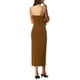 thumbnail image 3 of INSPIRE CHIC Vestido Cami de tirantes en V para mujer Bodycon marrón S, 3 of 6
