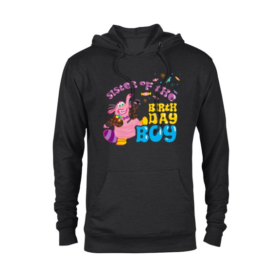 Disney and Pixar’s Inside Out Family Sister of Birthday Boy - Pullover Hoodie for Adults - Customized-Black