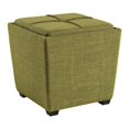 thumbnail image 1 of Rockford Ottoman de Rangement en Tissu Vert, 1 of 8