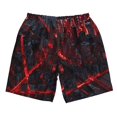 thumbnail image 5 of Goofa Cyberpunk Cityscape Lights Printed Mens Swim Trunks Summer Quick Dry Short Beach Swimwear Bathing Suits-Small, 5 of 9