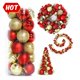 thumbnail image 3 of Adornos de árbol de plástico inastillables personalizados, bolas de Navidad para bricolaje, guirnalda de bolas, decoración colgante de Navidad, 3 of 4