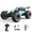 Blue, variant on 1:18 Scale Remote Control Car, 2.4GHz High Speed RC Monster Truck, Off-Road All-Terrain Toy Buggy with Rechargeable Battery for Kids Ages 6+