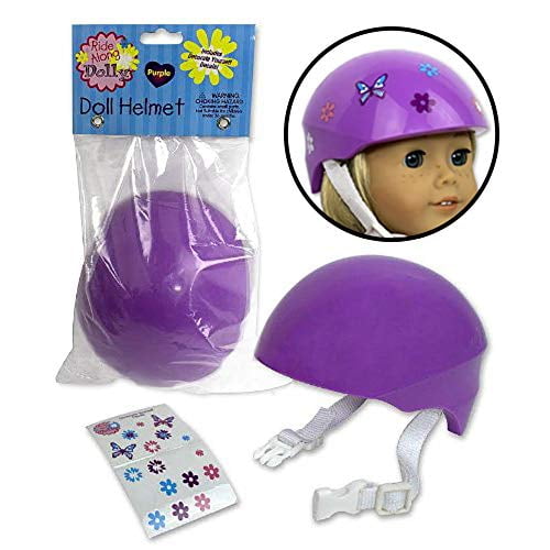 girls purple bike helmet