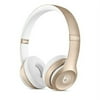 Restored Beats by Dr. Dre Solo2 Wireless Gold On Ear Headphones MKLD2AM/A (Refurbished)