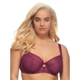 thumbnail image 1 of Paramour by Felina | Dahlia 4 Section Cup Unlined Bra | Full Support & Coverage (Grape Juice, 34DDD), 1 of 3
