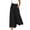 Black, variant on Wide Leg Pants for Women Ruffle Elastic High Waisted Pleated Flowy Culottes Palazzo Casual Trousers with Pockets