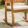 thumbnail image 4 of Fauteuil à Bascule en Acacia Finition Teck Sora avec Coussin, 4 of 4