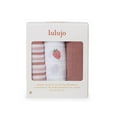 thumbnail image 4 of Lulujo - Infant, Baby, Infant - Cotton Muslin Receiving Blankets - 3 Pack, 4 of 6