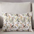 thumbnail image 3 of Tropical Palm Throw Pillow Cover 12 x 20 Inch Decorative Pillow Cover Summer Farmhouse Botanical Leaves Lumbar Pillowcase Seasonal Rectangle Cushion Case for Couch Sofa Bed Living Room, 3 of 7