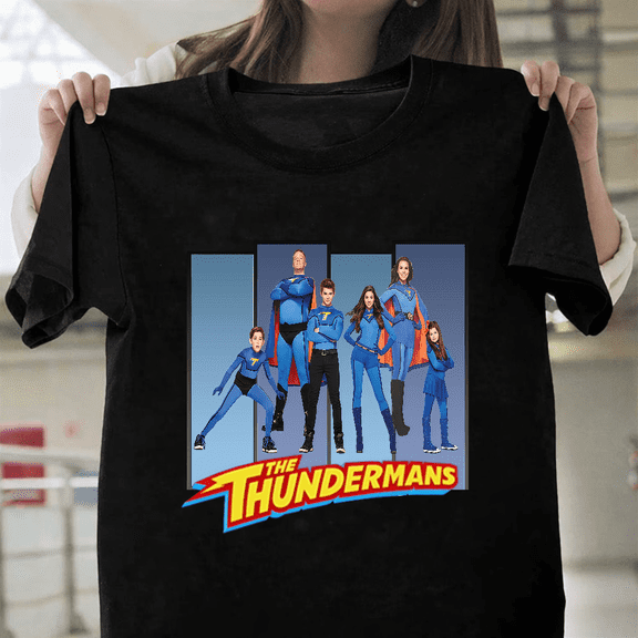 Thundermans Superhero Nickelodeon TV Show Family Unisex T-Shirt, up to size 3XL.