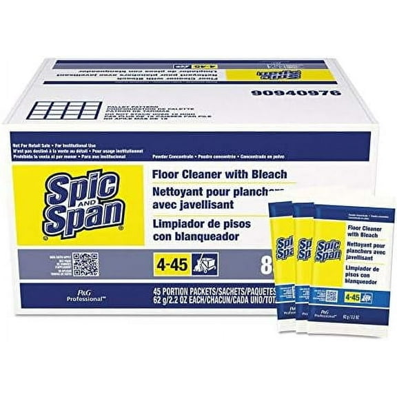 PGC02010 - Bleach Floor Cleaner Packets, 2.2 Oz. Packets