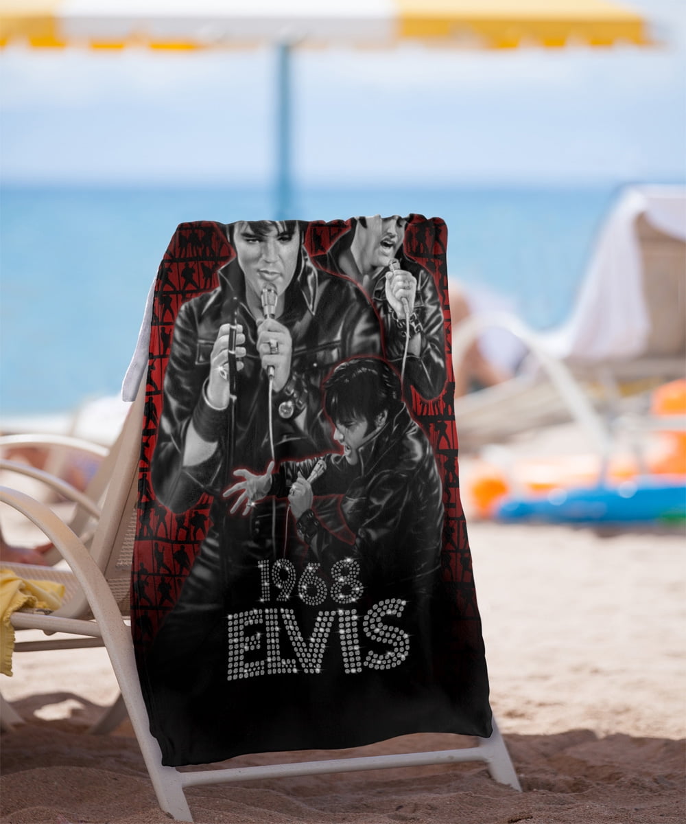 Elvis Presely Comback Performance Officially Licensed Beach Towel 30' X 60'