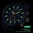 thumbnail image 4 of Mens Watch Casual Sports Watches (Chronograph/Waterproof/Luminous/Calendar) Silicon Band Fashion Quartz Watch for Men, 4 of 6