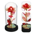 thumbnail image 2 of Lámpara de noche con forma de rosa y mariposa en cúpula de cristal, ideal como regalo de San Valentín, 2 of 7