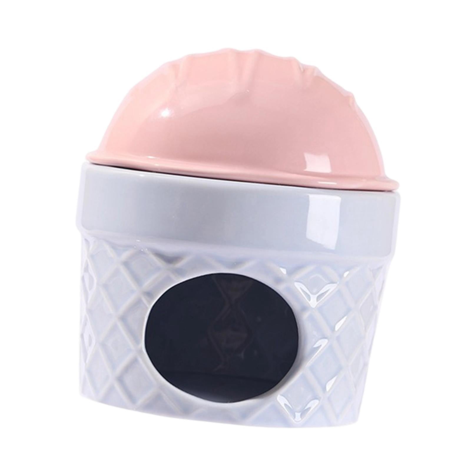 oshhni Ceramic Hamster Nest Hamster Habitats for Dwarf Hamster Ferret Small Animals Pink
