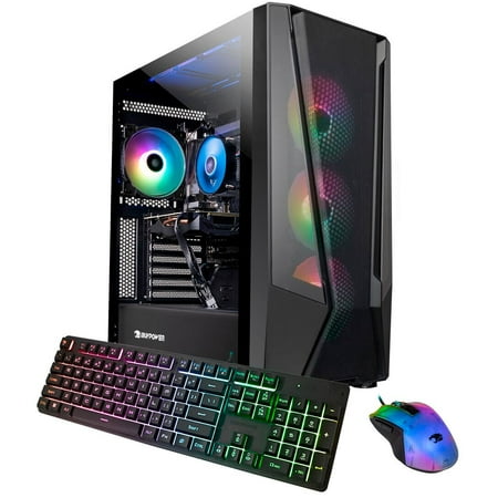 iBUYPOWER - TraceMesh Gaming Desktop – Intel Core i3-13100F – 8GB Memory – NVIDIA GeForce GTX 1650 4GB – 500GB NVMe - Black