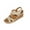 Khaki Sandals for Women, variant on Hopeusnice Sandals for Women Wedge Heel Breathable Soft Trendy Non-Slip Open Toe Sandals PU Materials Summer Shoes Women's Sandals Round Toe Outdoor Shoes Brown 43