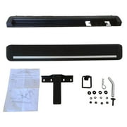 Ikon Motorsports Universal Hitch Step Bumper Guard Compatible with Vehicles With 2Inch Receiver 35Inch Black