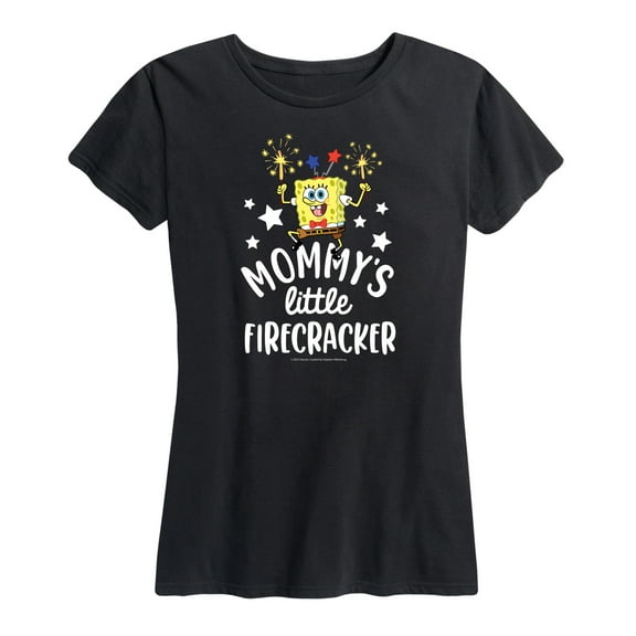 SpongeBob SquarePants - Mommy's Little Firecracker - Women's Short Sleeve Graphic T-Shirt