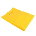 SEXAGESIMO 100 Yellow Clear Plastic Gift Bags with Handles for