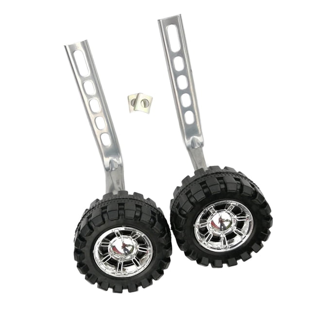 jinwen 1 Paire de Roues Stabilisatrices pour Vélo d'Enfant avec Support en Métal Robuste et Réglable